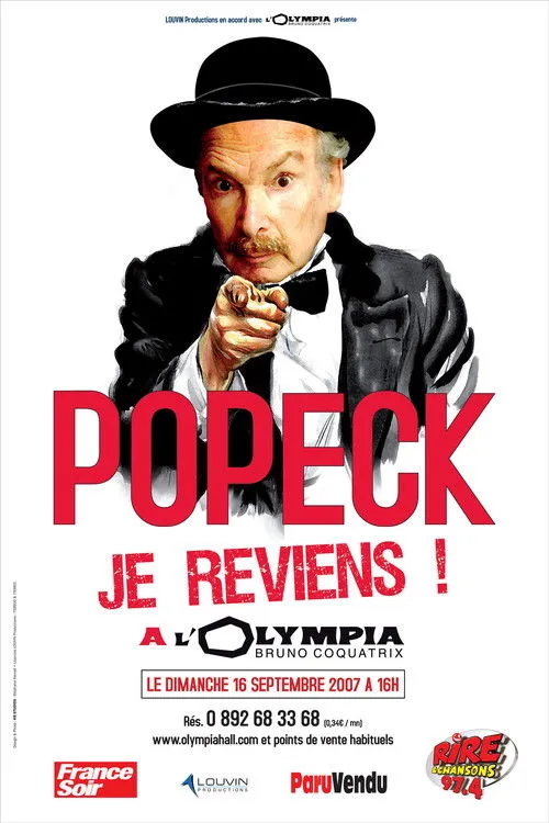 Popeck interpreta a him self en Popeck à l'Olympia