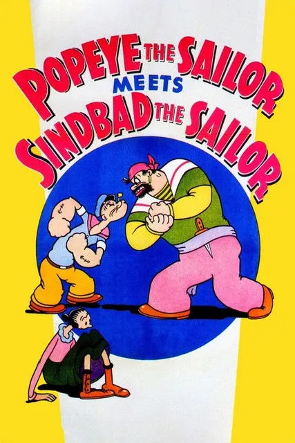 Portada de Popeye el marino contra Sindbad el marino
