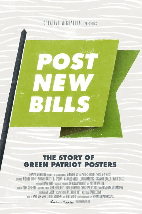 Shepard Fairey interpreta a Himself en Post New Bills: The Story of Green Patriot Posters