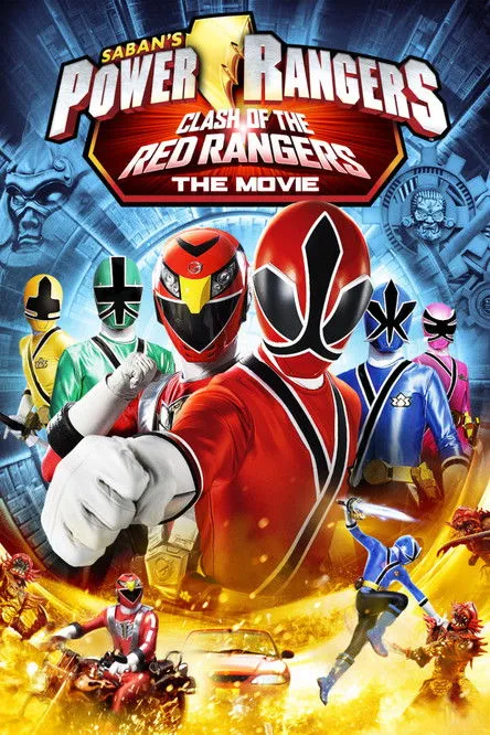 Portada de Power Rangers Samurai: Clash of the Red Rangers - The Movie