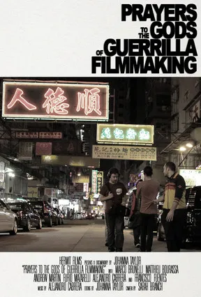 Mathieu Bourassa interpreta a himself en Prayers to the Gods of Guerrilla Filmmaking