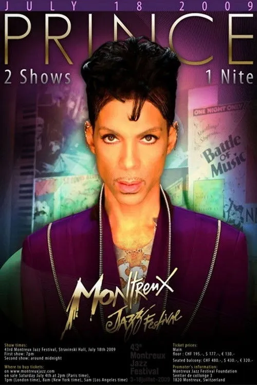 Póster de Prince: Montreux Like Jazz