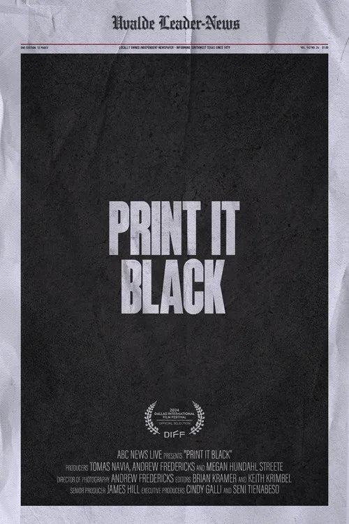 Póster de Print It Black