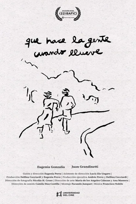 Juan Grandinetti interpreta a Juan en Qué hace la gente cuando llueve