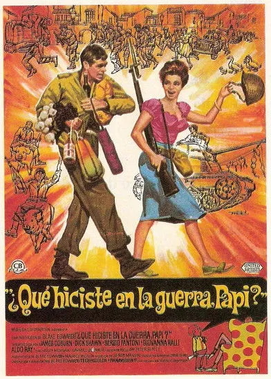 Sergio Fantoni interpreta a Captain Oppo en ¿Qué hiciste en la guerra, papi?