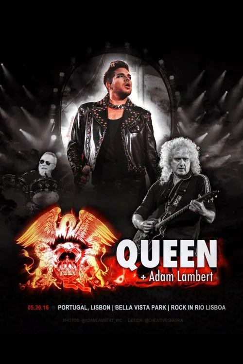 Póster de Queen + Adam Lambert: Rock in Rio (Lisboa)
