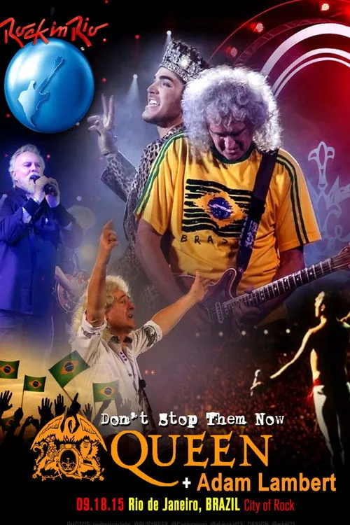 Póster de Queen and Adam Lambert: Rock in Rio 2015
