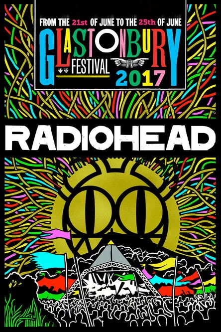 Póster de Radiohead | Glastonbury 2017