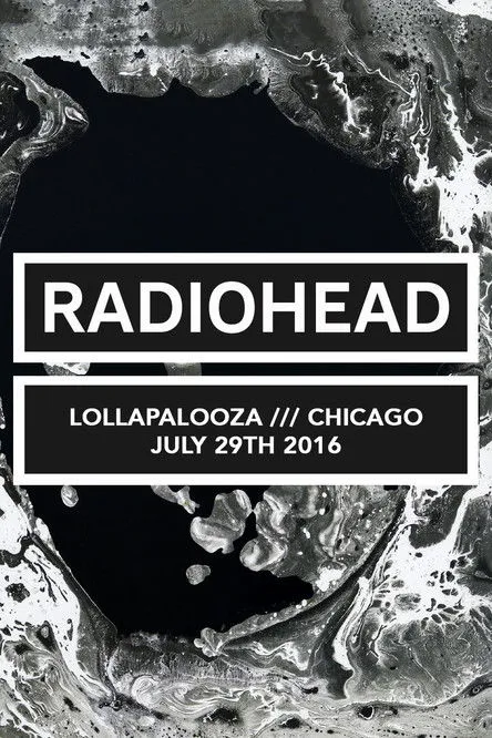 Póster de Radiohead | Lollapalooza, Chicago 2016