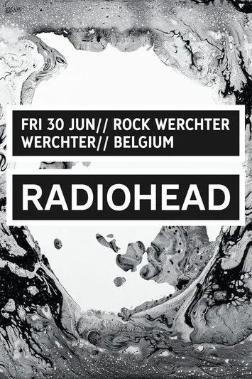 Póster de Radiohead | Rock Werchter 2017