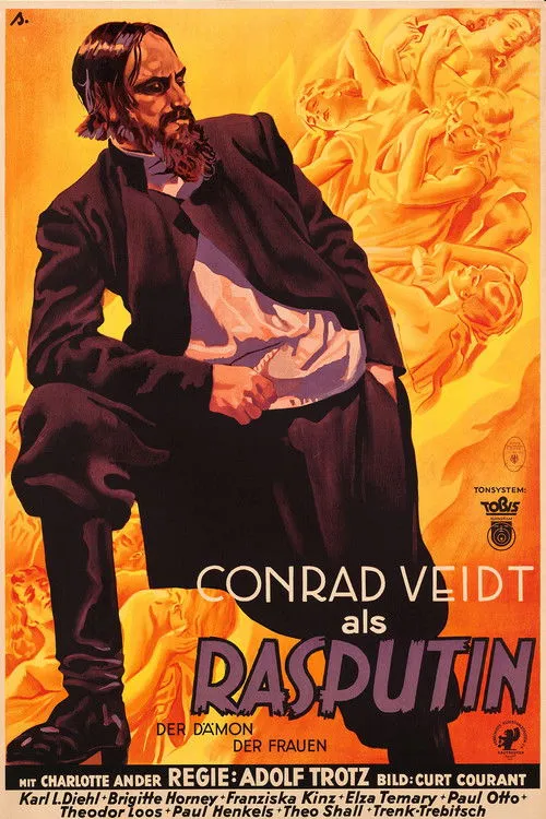 Ernst Reicher interpreta a Home Secretary en Rasputin, Dämon der Frauen