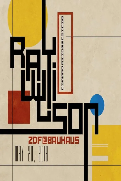 Póster de Ray Wilson : ZDF@Bauhaus