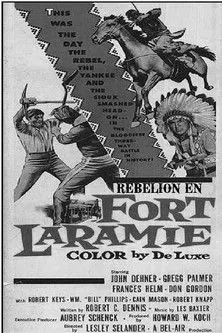 John Dehner interpreta a Maj. Seth Bradner en Rebelión en Fort Laramie