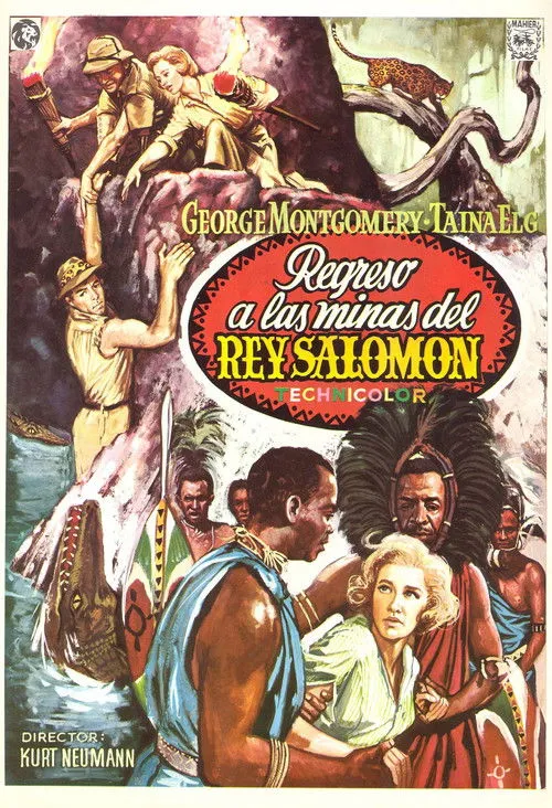 Póster de la película Regreso a las minas del rey Salomón