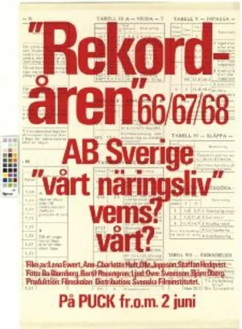 Hjalmar Mehr interpreta a borgarråd en Rekordåren 66/67/68