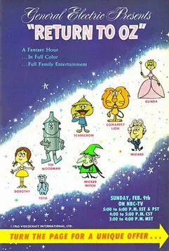 Portada de Return to Oz