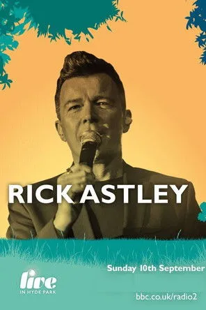 Rick Astley interpreta a en Rick Astley BBC Radio 2 Live In Hyde Park