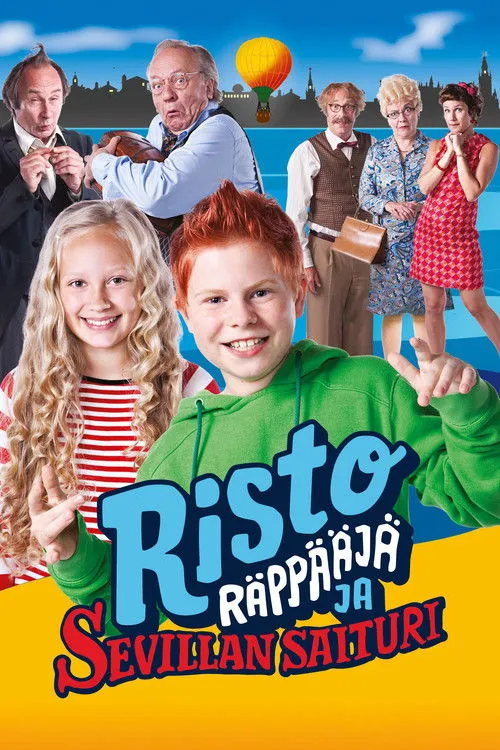 Póster de Risto Räppääjä ja Sevillan saituri