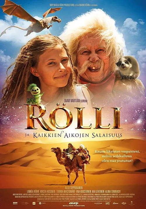 Amos Brotherus interpreta a Usvasaaren poika en Rölli ja kaikkien aikojen salaisuus