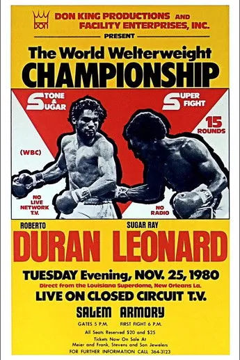 Póster de la película Roberto Duran vs. Sugar Ray Leonard II