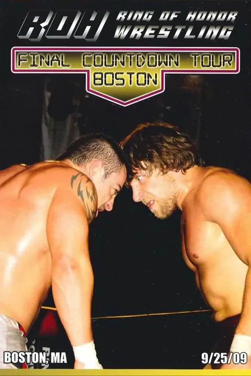Póster de ROH: The Final Countdown Tour - Boston