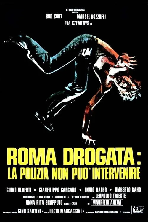 Marcel Bozzuffi interpreta a Commissario De Stefani en Roma drogata - La polizia non può intervenire