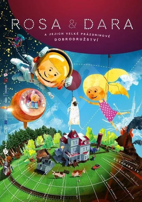 Portada de Rosa & Dara a jejich velké prázdninové dobrodružství