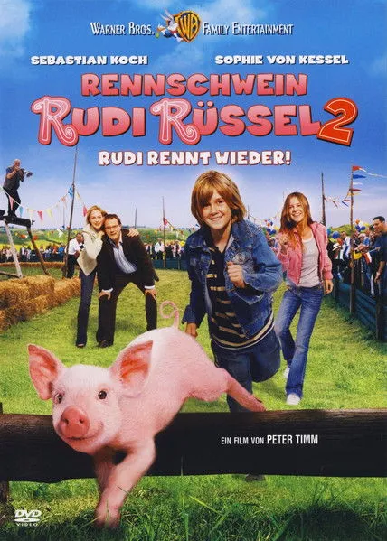 Póster de Rudy, el cerdito de carreras