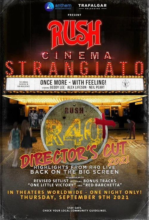 Póster de Rush: Cinema Strangiato - R40+ Director's Cut