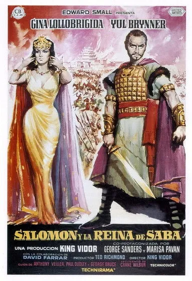 Póster de la película Salomón y la reina de Saba