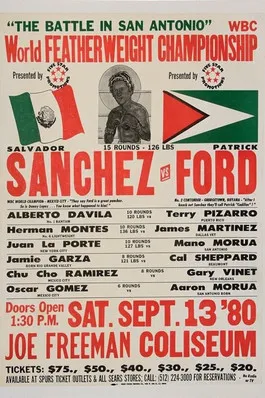 Salvador Sánchez interpreta a  en Salvador Sanchez vs. Patrick Ford