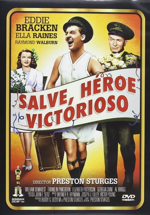 Eddie Bracken interpreta a Woodrow Truesmith en Salve, héroe victorioso