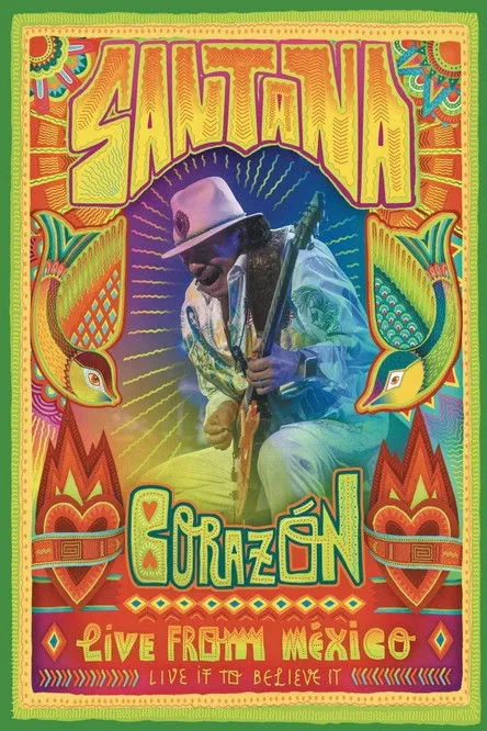 Póster de Santana: Corazón Live from Mexico: Live It to Believe It