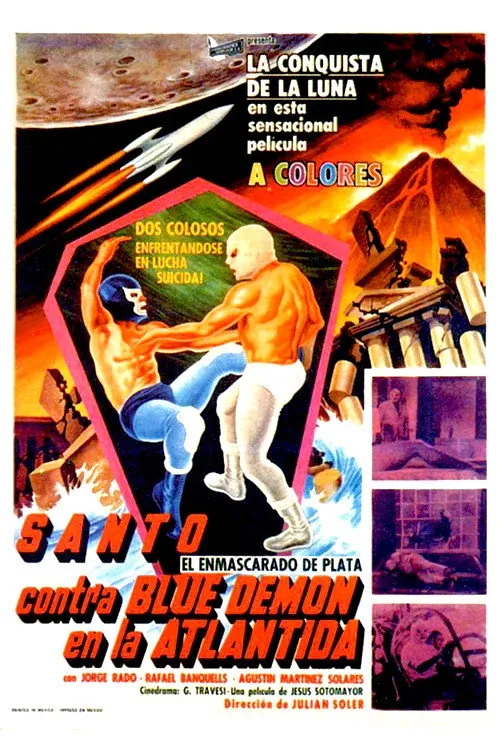 Jorge Rado interpreta a Hugo Olvrich en Santo contra Blue Demon en la Atlántida
