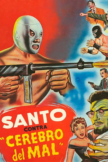 Enrique Zambrano interpreta a Lt. Zambrano en Santo contra cerebro del mal