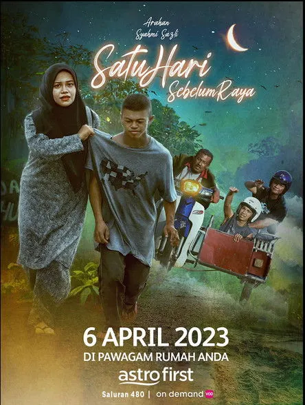 Póster de Satu Hari Sebelum Raya