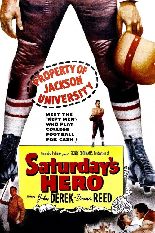 John Derek interpreta a Steve Novak en Saturday's Hero