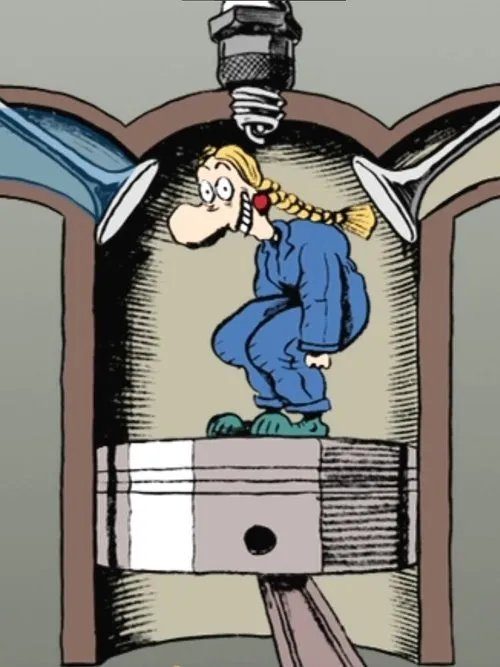 Rick Jones interpreta a Narrator en Science Please! : The Internal Combustion Engine