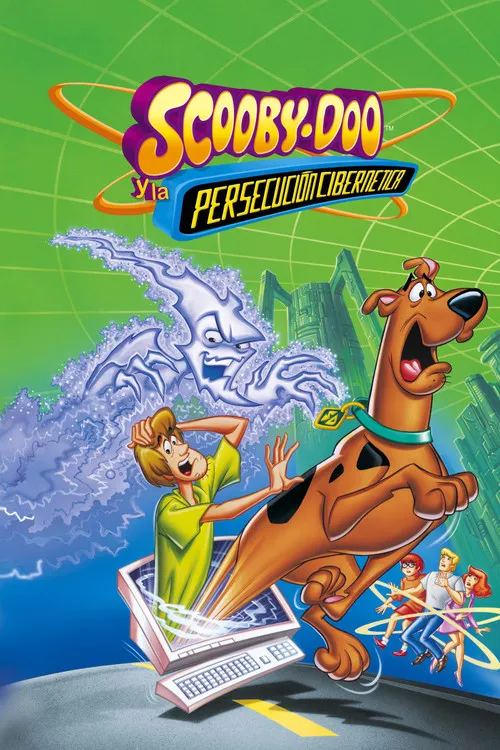 Póster de Scooby Doo y la persecución cibernética