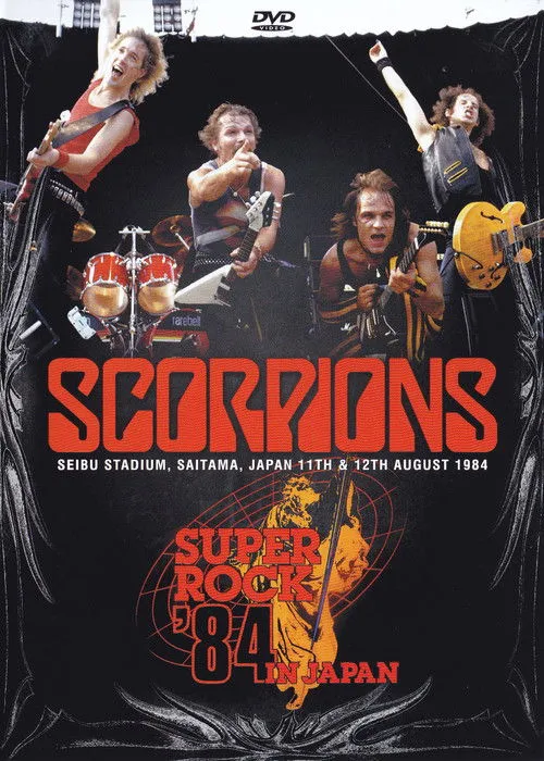 Klaus Meine interpreta a en Scorpions: Super Rock '84 in Japan