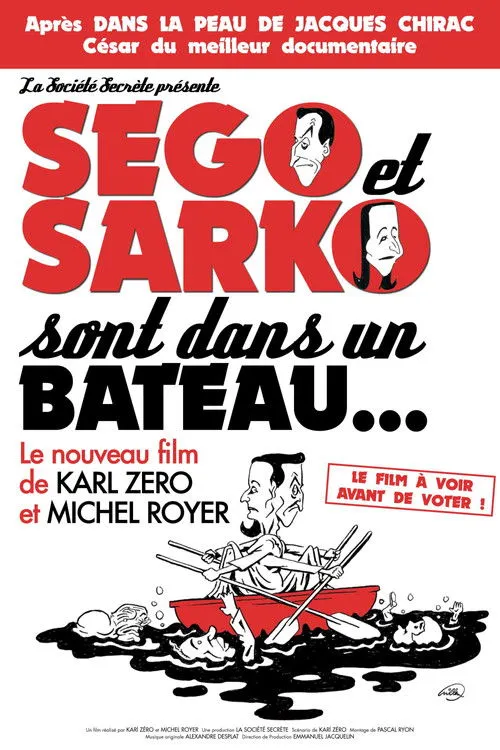 Patrick Poivre d'Arvor interpreta a Self (archive footage) en Ségo et Sarko sont dans un bateau...