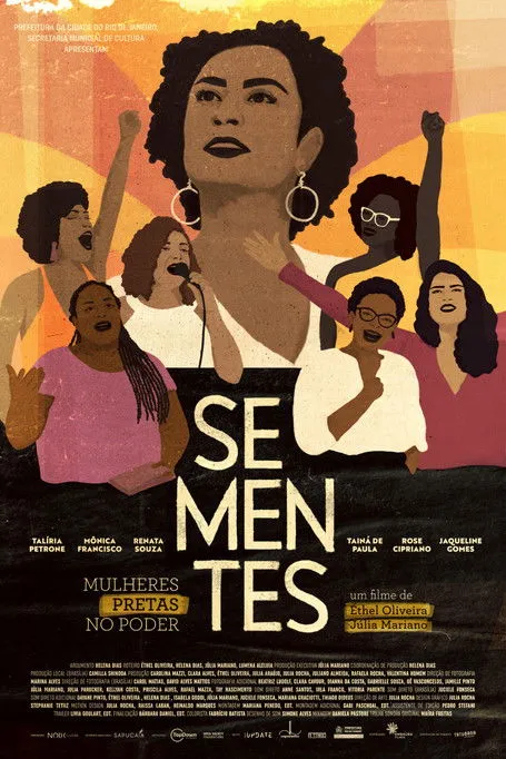 Póster de Sementes: Mulheres Pretas no Poder