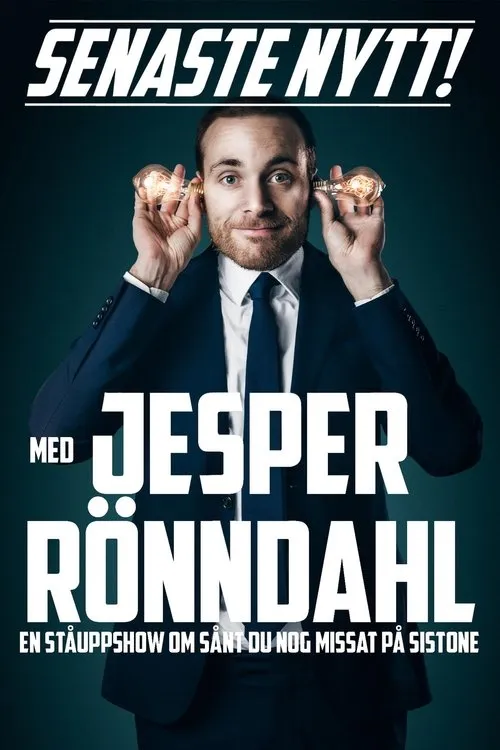 Jesper Rönndahl interpreta a  en Senaste nytt med Jesper Rönndahl