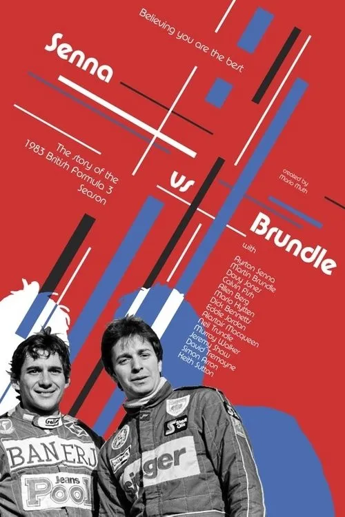 Póster de Senna vs Brundle