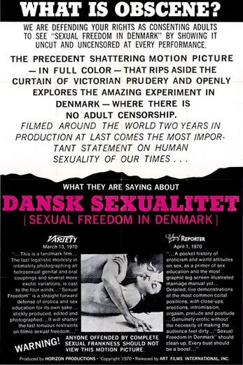 Linda O'Bryant interpreta a Paint Girl en Sexual Freedom in Denmark