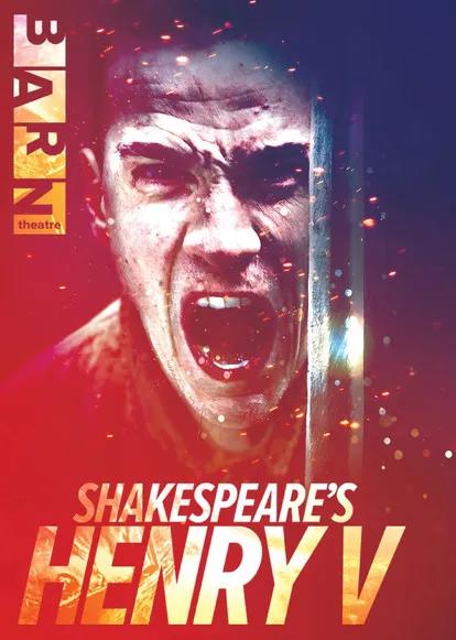 Aaron Sidwell interpreta a Henry en Shakespeare's Henry V: Live from The Barn Theatre
