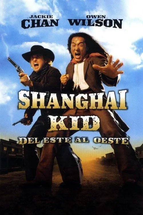 Póster de Shanghai Kid, del este al oeste