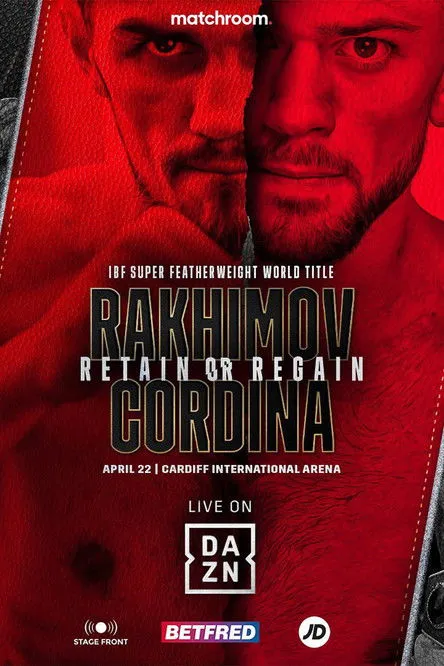 Póster de Shavkatdzhon Rakhimov vs. Joe Cordina