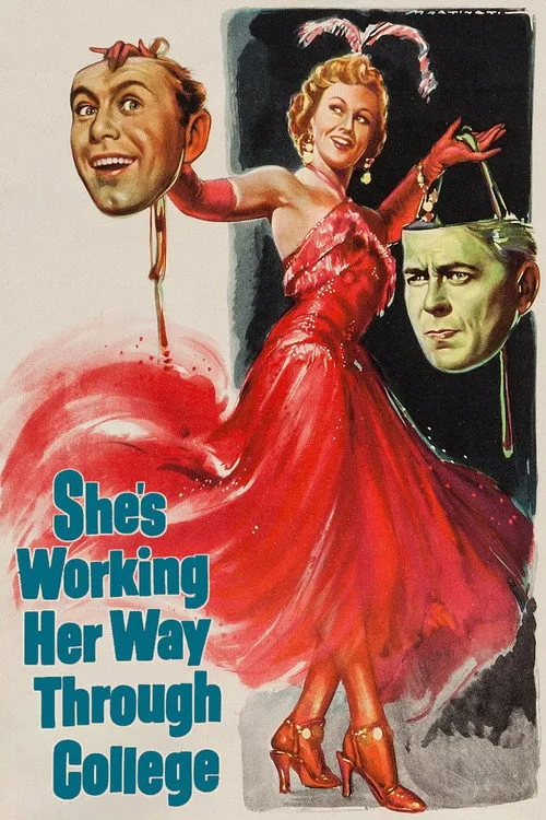 Virginia Mayo interpreta a Angela Gardner en She's Working Her Way Through College