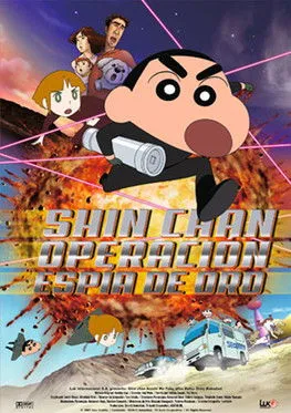 Póster de Shin Chan: Operación Espía de Oro